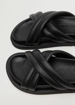Criss-cross Straps Sandals Black -Mango Shoes Sales unnamed file 99